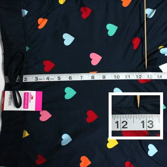 Men's Way To Celebrate Medium 32 - 34 Valentine's Day Heart Drop Sleep Pants - Picture 4 of 13